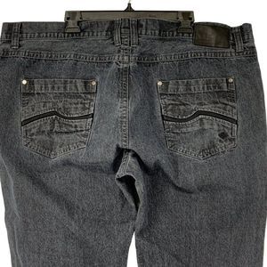 VTG Mens Enyce Sean Combs Diddy Jeans Relaxed 48 x 30 Black 100% Cotton